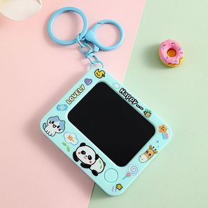 Porte-clés Tableau de Dessin Miniature Graffiti Dessin Animé en PVC, Bloc-notes Écrivable, Pendentif de Sac pour Étudiants, Cadeau Scolaire - Product Image 5