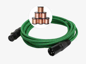 Câble audio tressé blindé XLR mâle-femelle <span class=keywords><strong>Tlink</strong></span> TL-G109 3m (10ft) pour microphone/haut-parleur, conducteur en cuivre nu - Product Image 3