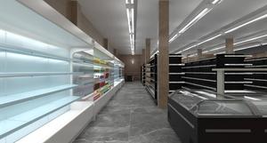 Áreas completas de 1,000-5,000 pies cuadrados Solución para Tiendas de Abarrotes: Estantes de Exhibición Modulares y Congeladores con Certificación ETL - Product Image 2