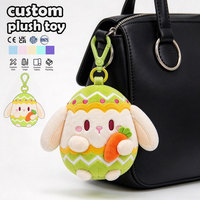Promotion Festive : Porte-clés Peluche Personnalisé Lapin Kawaii Dessin Animé 10cm 15cm 20cm, Breloque de Sac, Porte-clés Lapin