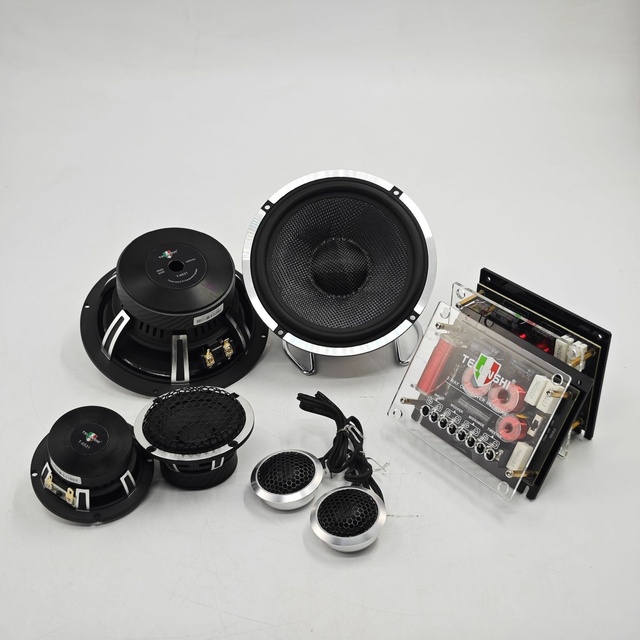 Non-Destructive Modification High-Power Three-Way Split-Type Door Car Audio Speaker System 12V