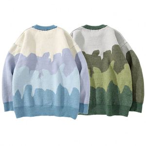 Suéter de Lujo Personalizado para Hombre, Nuevo Diseño Urbano con Colores Contrastantes, Cuello Redondo para Invierno, con Logotipo Propio - Product Image 6