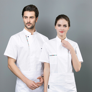 <span class=keywords><strong>Veste</strong></span> <span class=keywords><strong>de</strong></span> Chef unisexe, manteau <span class=keywords><strong>de</strong></span> Chef pour hommes, uniforme <span class=keywords><strong>de</strong></span> Chef <span class=keywords><strong>de</strong></span> <span class=keywords><strong>cuisine</strong></span> <span class=keywords><strong>de</strong></span> Restaurant pour hommes, nouvelle mode - Product Image 2