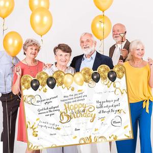 Grand livre d'or de fête d'anniversaire et <span class=keywords><strong>carte</strong></span> de vœux de décorations avec fournitures en papier et cadeaux - Product Image 2