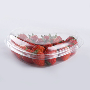 Nhà Máy Bán buôn Pet nhựa dùng một lần dâu tây hình trái tim bao bì hộp rõ ràng dâu tây container - Product Image 5