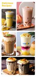 Serie de Bebidas en Polvo de Ube Endulzado con Miel, 100 Paquetes, Mezcla con Agua para Té con Leche - Product Image 3