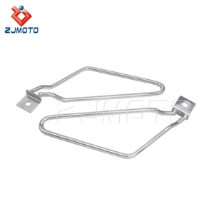 Support de sac de <span class=keywords><strong>selle</strong></span> en acier pour moto, pour <span class=keywords><strong>Harley</strong></span> <span class=keywords><strong>Sportster</strong></span> Iron 883, Dyna Fat Bob FXDF, monture latérale - Product Image 5