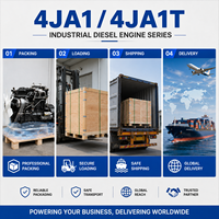 Mesin Diesel Kendaraan Jalan Raya Isuzuu 4JA1/4JA1T 2.5L 76kW 103hp 3600rpm Injeksi Langsung Motor Tenaga untuk Truk Pikap Van Ringan