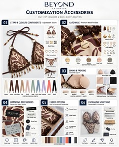 Conjunto de Bikini de Dos Piezas con Borlas Tejidas a Mano, Diseño Personalizado Ecológico, con Cuentas y Lazos Laterales - Product Image 4