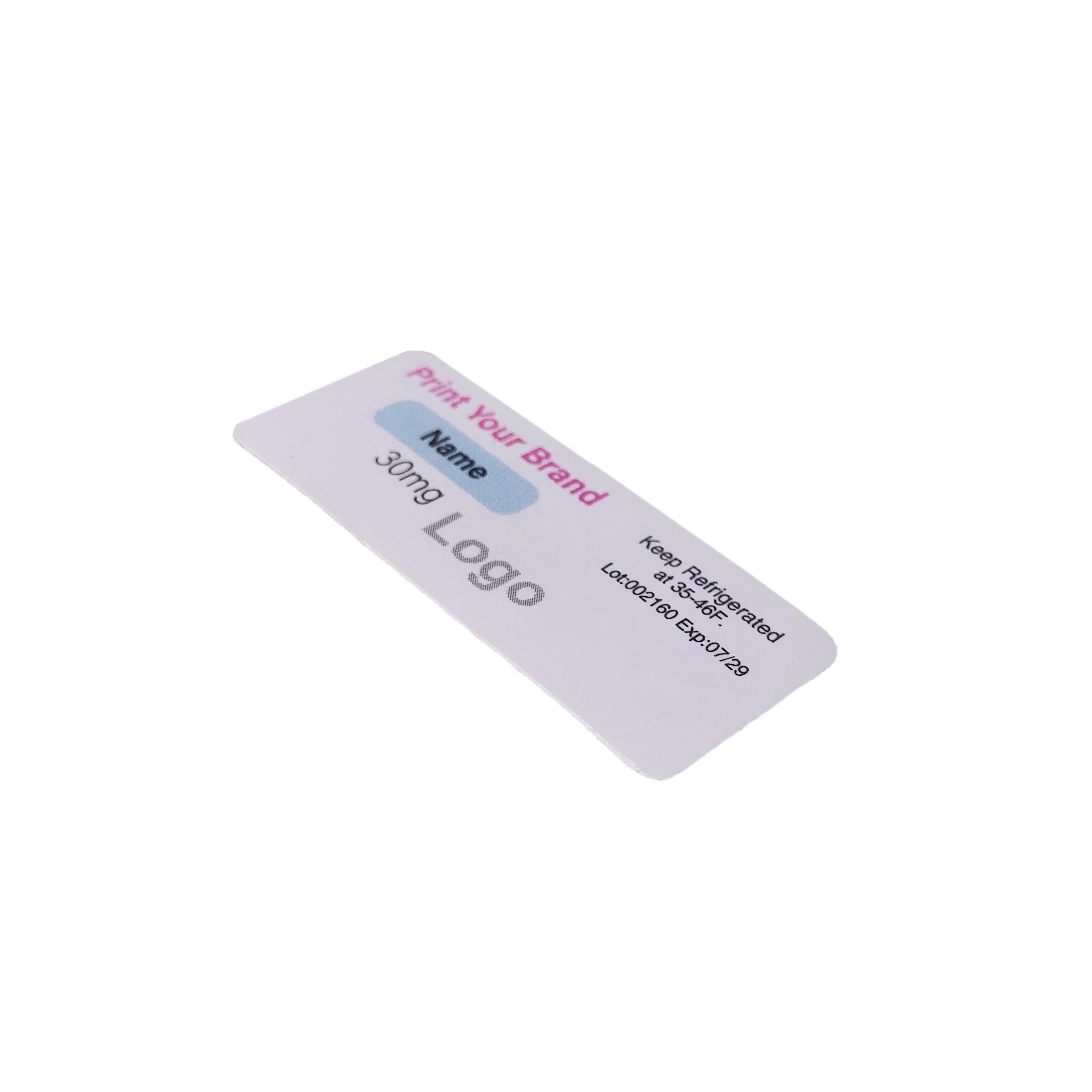 Custom Printing Service 10ml Vial Packaging Box with Durable Paper UV Printing Adhesive Labels for Bottles