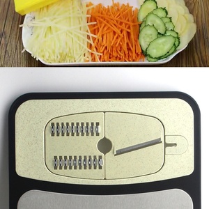 เขียงพลาสติกอเนกประสงค์ทำจากฟางข้าวสาลี พร้อมที่ขูด - Product Image 3
