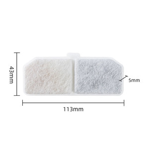 Bán buôn hotsell Pet mèo than hoạt tính lọc nước đài phun nước thay thế Tự động lọc đài phun nước - Product Image 2