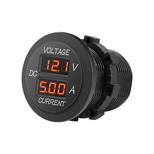 Competitive Price Dc Voltmeter Ammeter Voltage and Amp Meter Car 12V Voltmeter Golf Cart Volt Meter