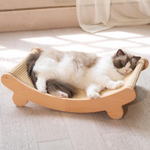 <span class=keywords><strong>Lit</strong></span> pour <span class=keywords><strong>chat</strong></span> en bois à <span class=keywords><strong>motif</strong></span> rayé moderne, confortable comme du linge <span class=keywords><strong>de</strong></span> <span class=keywords><strong>lit</strong></span>, hamac pour <span class=keywords><strong>chat</strong></span> en bois naturel, tapis à gratter pour <span class=keywords><strong>chat</strong></span>, chaise pour <span class=keywords><strong>chat</strong></span> - Product Image 1