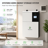 Batterie solaire au lithium LiFePO4 51,2 V 100 Ah à montage mural vertical avec BMS UN38.3 pour stockage d'énergie résidentiel