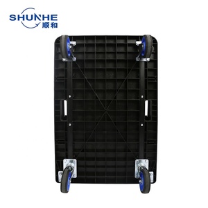 Carrello <span class=keywords><strong>a</strong></span> <span class=keywords><strong>Mano</strong></span> con Piattaforma Resistente 250-300 Kg, <span class=keywords><strong>Trolley</strong></span> con Piattaforma Grande e Quattro Ruote - Product Image 5