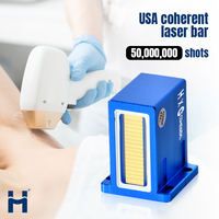 Máquina Láser HUAMEI 2025 con Pantalla Táctil LCD de 15.6 Pulgadas, Refrigeración por Aire/Agua/Semiconductor, 3 Longitudes de Onda (755/808/1064nm)