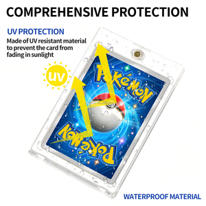 Étui magnétique One Touch 35PT pour cartes, protection UV, étui transparent en acrylique pour cartes de sport (baseball, football) et cartes à collectionner TCG - Product Image 6