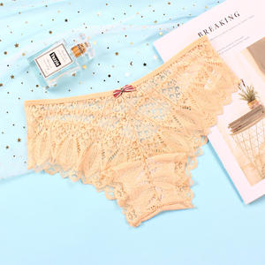 Модные, популярные, кружевные трусики-стринги с цветочным узором и перекрестной завязкой, средней посадки, женское нижнее белье - Product Image 6