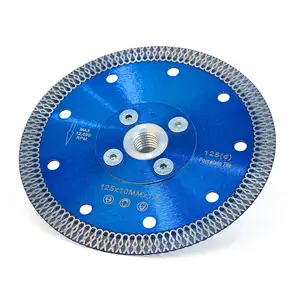 Disco de corte de diamante turbo para azulejos de cerâmica, lâmina de serra super fina de alta qualidade de 4 polegadas e 4,5 polegadas
