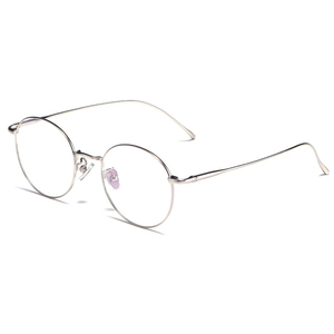 PG0288 Kính Mắt Tròn Cổ Điển Kính Mắt Titan Bộ Nhớ Chất Lượng - Product Image 4