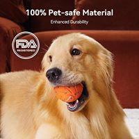 2025 productos a granel suministros para mascotas nueva forma personalizable auto rodante inteligente Búsqueda Automática juguete duro masticar goma perro Robot bola