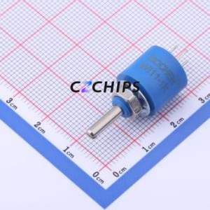 ตัวต้านทาน/โพเทนชิออมิเตอร์แบบปรับได้ WI-11-102ตัวต้านทานผ่านรู (THT) 1Kohm 10% 500mW - Product Image 1