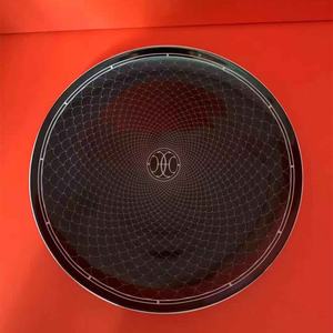 Service de table en porcelaine fine Hecoo, décorations de luxe pour la maison, rayures grises et noires - Product Image 5