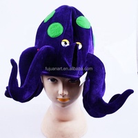 Nouveautés Adulte Brun Moose Chapeau Drôle Tête D'animal Chapeau Wacky Eyes Antler Chapeaux Cap