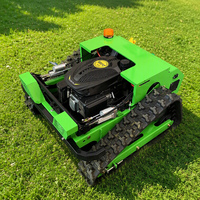 Tondeuse robot télécommandée à essence industrielle 4 temps 196cc de haute qualité pour usage domestique, agricole et de jardin