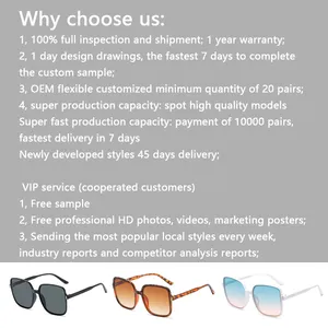 Wholesale Cheap New Candy Color Square Shades Large Frame Sun Glasses Fashion Personality Custom Designer Women Sunglasses