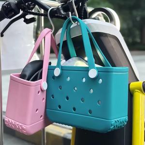 Sac de plage Colefa de qualité fiable, imperméable, pour les <span class=keywords><strong>vacances</strong></span> à la piscine, sac de plage familial en silicone, écologique, durable, sac fourre-tout en EVA - Product Image 4