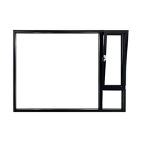 Ventana Abatible Integrada de Acero Inoxidable con Malla de Seguridad Antirrobo, Aislamiento Térmico, Aleación de Aluminio, Insonorizada, con Certificación Energy Star