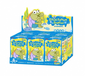 Jouets en boîte aveugle de la série Bikini Bottom Buddies PPMT 100% officiels et authentiques, figurines amusantes sur <span class=keywords><strong>le</strong></span> thème de l'océan, décoration de sac, pendentifs, poupées - Product Image 1