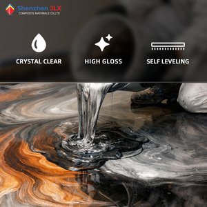 Resina Epoxi Profesional de Alta Claridad para Pisos Metálicos con Efecto 3D Mármol, Bajo en COV, Sin Solventes, Venta al por Mayor de Fábrica - Product Image 3