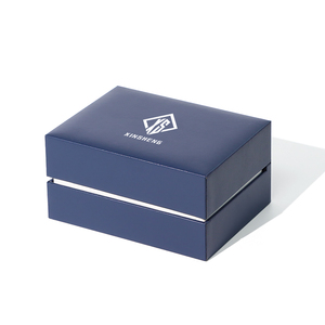 Xinsheng Tùy chỉnh cao cấp vuông PU da hộp đồng hồ lật nhung hiển thị lưu trữ quà tặng đồng hồ bao bì hộp - Product Image 2