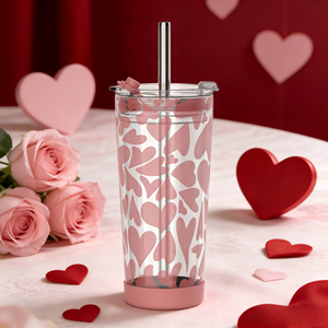 Emode Taza de Boca Ancha para Café Helado y Té con Pajita, Ideal para el Día de San Valentín, ¡Gran Venta! - Product Image 4