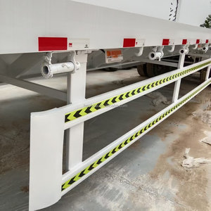 <span class=keywords><strong>Precio</strong></span> de Fábrica, Semirremolque de Plataforma Plana de 3 Ejes y 50T, Remolque para Transporte de Contenedores de 20 y 40 Pies para África - Product Image 4