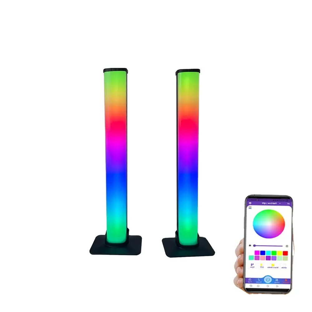 Desktop Atmosphere Rgb Glowing Sound Control Music Atmosphere Computer Induction Sound Pickup Rhythm Light