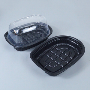 Caja de asador de pollo desechable de diseño de fábrica, contenedor de comida de plástico PP, tapa antivaho, vajilla con orificio de aire, vajilla - Product Image 3