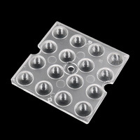 Lentilles de LED haute luminosité, 16 en 1, accessoires pour réverbères, lentille de PC optique pour lampe de route