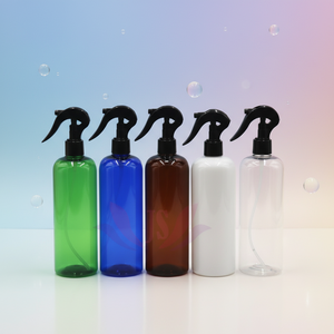 Bouteilles pulvérisatrices vides en PET noir réutilisables de 30 ml à 1000 ml avec pompe à fine brume pour le nettoyage, les soins du jardin et les écrans - Product Image 1
