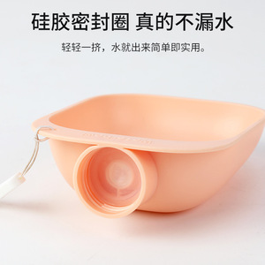 Bouteille d'eau portable pour animaux de compagnie avec bec verseur pour les promenades des chiens, utilisation en extérieur, bol d'alimentation multifonctionnel pour animaux de compagnie - Product Image 2
