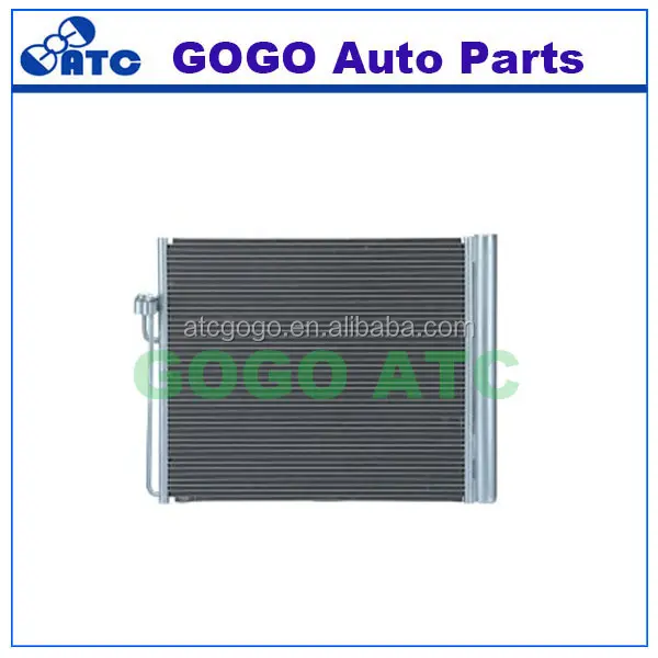 Condensador de aire acondicionado GOGO para BMW X5 2007 OEM 64536972553 64509239992