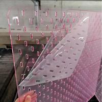Panneaux acryliques colorés en gros d'usine, PMMA translucide haute clarté pour découpe et gravure laser