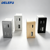 DELEFU Interruptor de Tecla de Función AC de 10W - Botón de Combinación Libre DIY - Accesorios para Enchufes de Pared para el Hogar - Envío Gratis