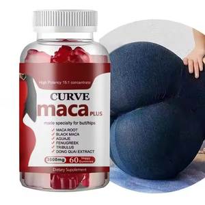 Gomitas de Suplementos Herbales a Base de Maca Oem, 60 Unidades, para el Apoyo de Glúteos y Caderas de la Mujer, Energía y Crecimiento del Cabello - Product Image 4