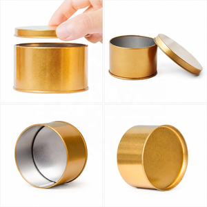 Custom Logo Empty <strong>Tin</strong> Cans Cookies Packaging Metal Box Seamless Lids Food Storage Round Metal <strong>Tins</strong> Box Snack Candy <strong>Tins</strong> - Product Image 4