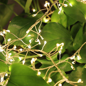Holiday Terrace Fairy String Lights-Cambio de color Venta caliente 10m IP65 Impermeable LED Rubber String Light - Product Image 1