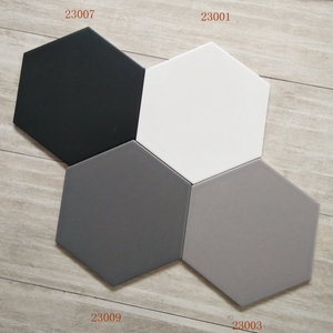 A-Diffusion Carrelage mural hexagonal en céramique émaillée blanche 20*23cm <span class=keywords><strong>Parquet</strong></span> en porcelaine moderne pour salle de bain cuisine chambre d'hôtel - Product Image 5